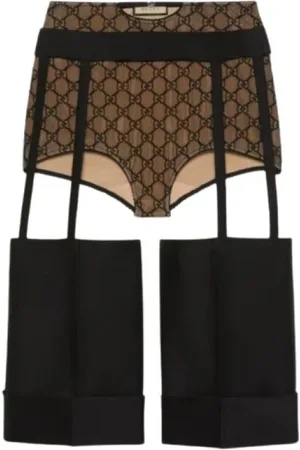 Gucci Wool Silk Cut-Out Short