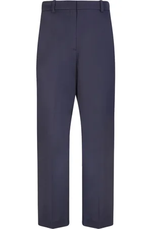 Kenzo Chinos, female, , M, Sparkling Striped Cropped Trousers