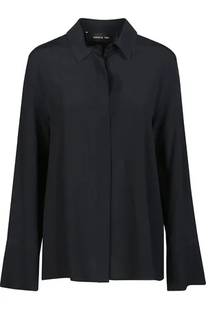 FEDERICA TOSI Shirts, female, , M, Nero Long Sleeve Shirt