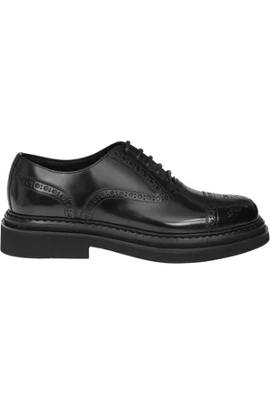 Dolce & Gabbana Premium Leather Oxford Lace-Up Shoes