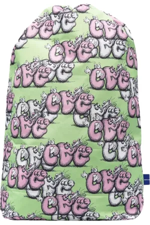 Comme des Garçons Graphic Print Drawstring Backpack