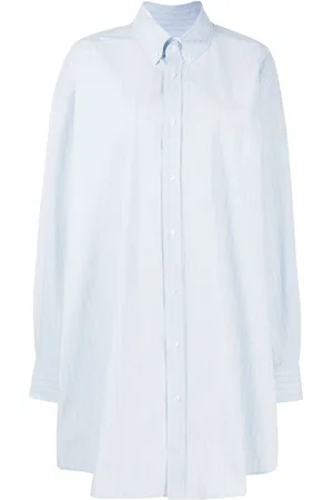 Maison Margiela Shirts, female, , M, Striped Button-Down Shirt