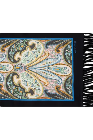 Etro Silk Paisley Floral Scarf