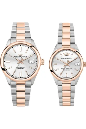 Philip Watch Caribe Steel Watch - White Dial