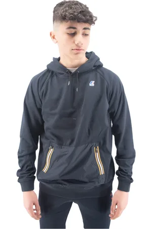 K-Way Sweatshirts, male, , 10 Y, Loic Vrai Sweatshirt with Hood and Marsupium Pocket