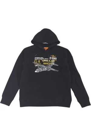 Aeronautica Militare Printed and Embroidered Hoodie