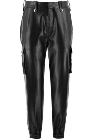 ERMANNO SCERVINO Tapered Trousers, female, , S, Leather Trousers