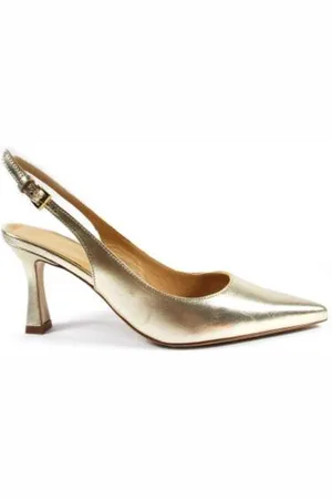 ROBERTO FESTA Pumps, female, , 4 UK, Platinum Laminate Slingback
