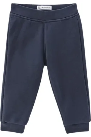 Woolrich Sweatpants, male, , 12 M, Solid Color Joggers with Elastic Waist and Ankle