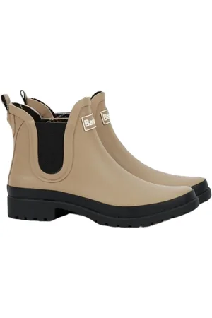 Barbour Rubber Boots with Tartan Inner Sole