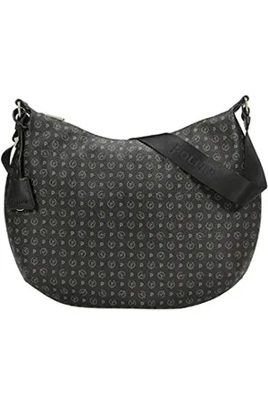 Pollini Shoulder Bags, female, , ONE SIZE, Heritage Print Crescent Shoulder Bag with Inserts