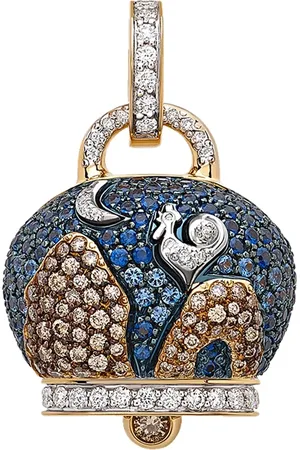 CHANTECLER Jewellery, female, , ONE SIZE, Bell Pendant in Gold with Diamond