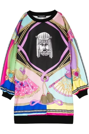 VERSACE Sweatshirts, unisex, , 10 Y, Long-sleeved puffed dress