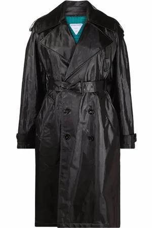 Bottega Veneta Trench Coats, female, , 2XS, Double-Breasted Belted Coat
