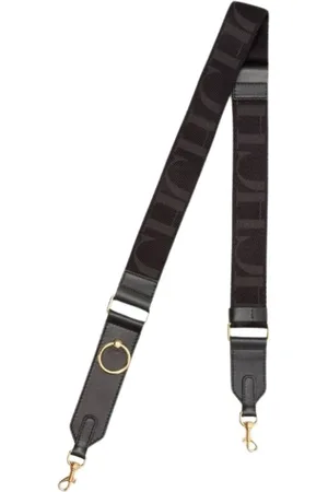 Carolina Herrera Bag Accessories, female, , ONE SIZE, Adjustable Leather and Grosgrain Shoulder Strap