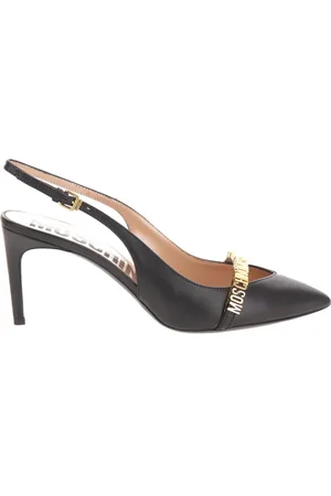 Moschino Pumps, female, , 6 UK, Leather Sling Back Sandal