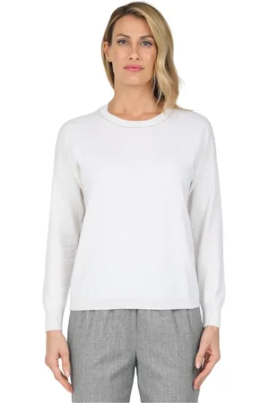 Gran Sasso Contrast Trim Crewneck Jumper