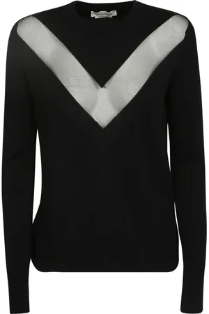 Alexander McQueen Transparent Jumper with Roundneck