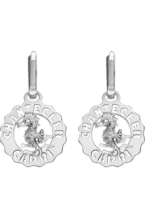 CHANTECLER Earrings, female, , ONE SIZE, Et Voilà Logo Silver Earrings