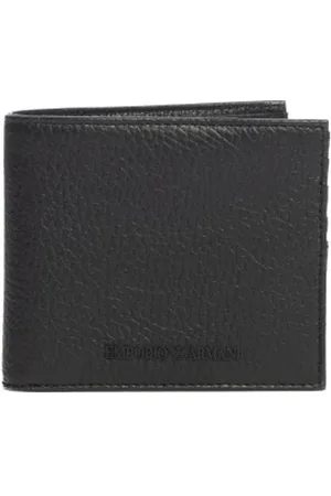 Emporio Armani Wallets & Cardholders, male, , ONE SIZE, Leather Bifold Wallet with Logo