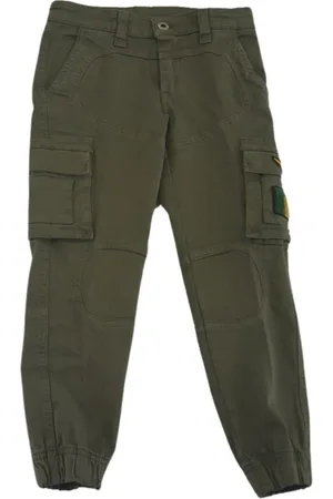 Aeronautica Militare Trousers, male, , 6 Y, Cargo Trousers with Embroidery