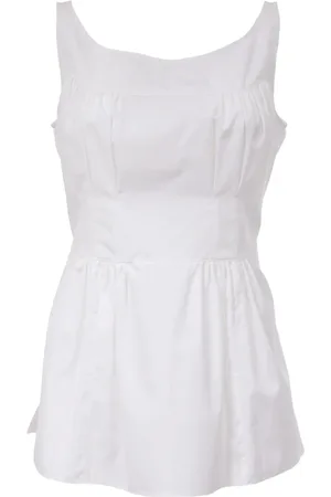 Aspesi Sleeveless Tops, female, , XS, Round Neck Sleeveless Top