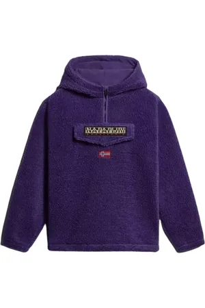 Napapijri Sweatshirts, unisex, , 10 Y, Half-Zip Hooded Sweatshirt