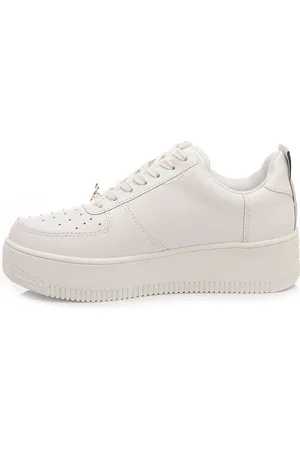 Windsor Sneakers, female, , 4 UK, Leather Trainers with Contrast Logo