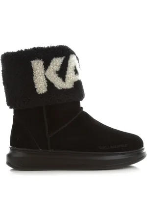 Karl Lagerfeld Winter Boots, female, , 8 UK, Multicolor Logo Ankle Boots