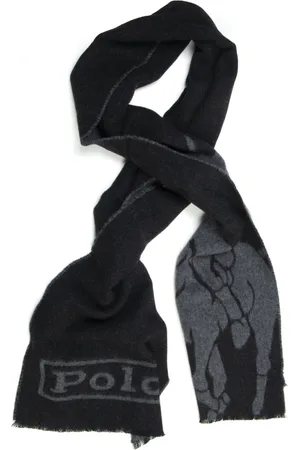 Ralph Lauren Winter Scarves, male, , ONE SIZE, Maxi Logo Double-face Scarf