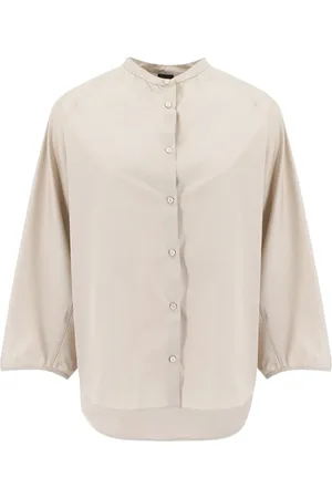 Aspesi Shirts, female, , S, Fashion-Forward Korean Collar Blouse