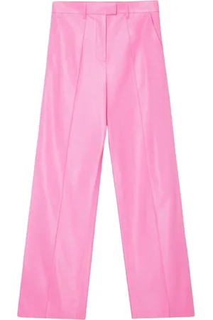 Stand Studio Wide Trousers, female, , XS, Wide Synthetic Leather Trousers