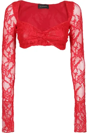 Andamane Long Sleeve Tops, female, , M, Kylie Long Sleeves TIE Front TOP