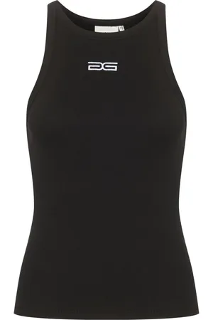 Gestuz Sleeveless Tops, female, , M, Logo Tank Top