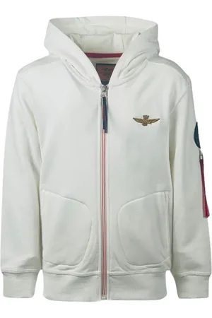Aeronautica Militare Sweatshirts, male, , 10 Y, Embroidered Hooded Sweatshirt