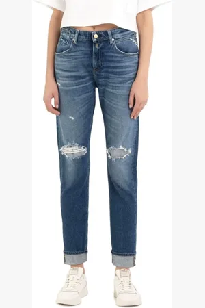 Replay Slim-fit Jeans, female, , W28, Boyfit Jeans Marty Dark