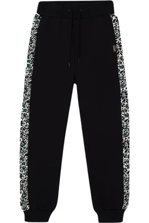 Liu Jo Floral Side Stripe Elastic Waist Trousers