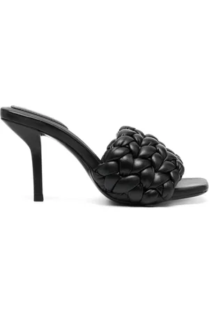 Ash Trendy Braided Heeled Mules