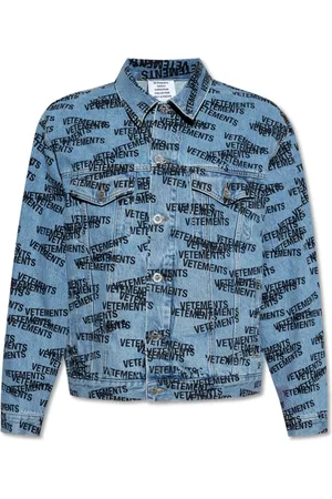Vetements Denim jacket with logo