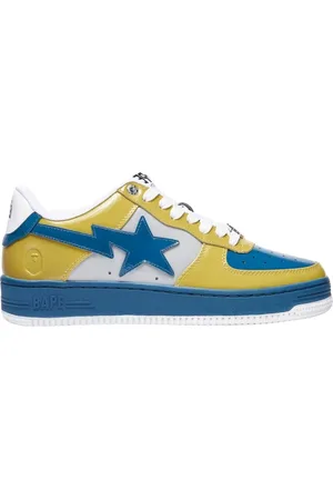 A Bathing Ape Nostalgic Blue Yellow Sneaker