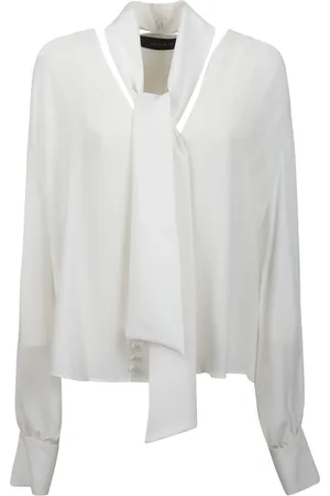 FEDERICA TOSI Blouses, female, , L, -Bow Pleated Blouse
