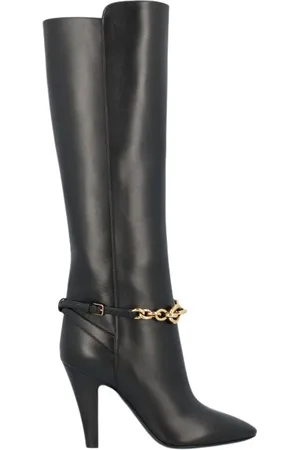 Saint Laurent Heeled Boots, female, , 5 1/2 UK, Le Maillon Boots, 9.5 cm Heel, 100% Calfskin
