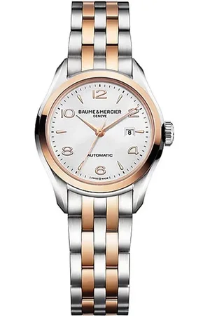 Baume et Mercier Watches, female, , ONE SIZE, Bicolor Clifton Automatic Round Watch