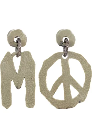 Moschino Earrings, female, , ONE SIZE, Stone Effect Flinstones Earrings