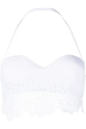 ERMANNO SCERVINO Bras, female, , M, Lace Bandeau Bikini Top