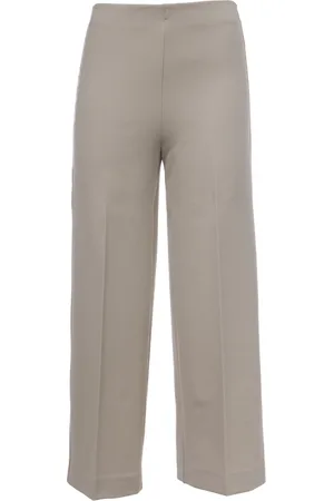 LE TRICOT PERUGIA Wide Trousers, female, , XS, Elastic Waist Knit Trousers