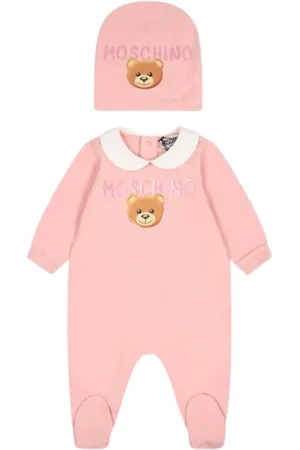 Moschino Sets, unisex, , 9 M, Teddy Logo Cotton Set for Babies