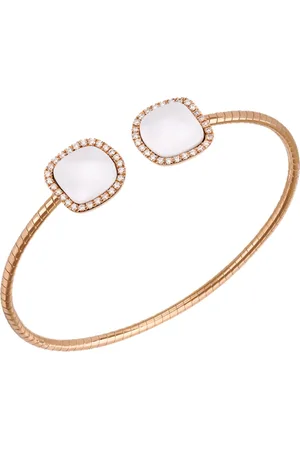 CHANTECLER Bracelets, female, , L, Enchanté Gold Bracelet with Diamond