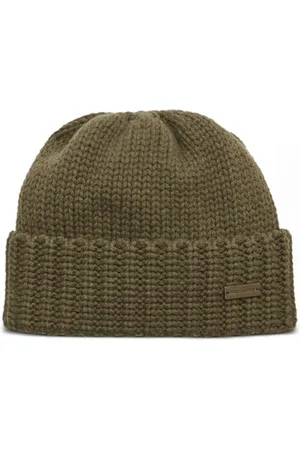 Saint Laurent Olive Cashmere Beanie