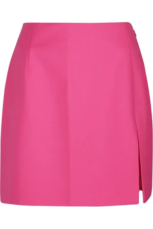 Andamane Short Skirts, female, , S, Fuchsia Split Mini Skirt